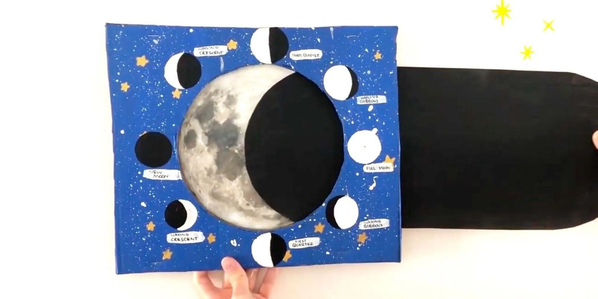 Actividad de Fases de la Luna para niños