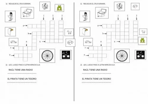 Ejercicio de lectoescritura para primer grado - Imagui