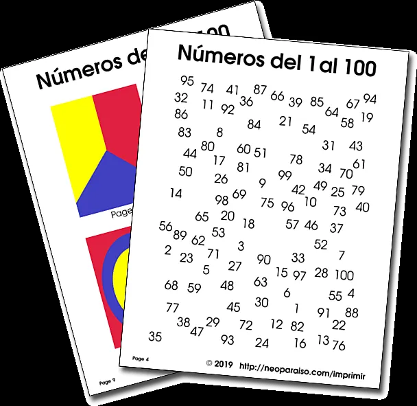 Actividad Grupal de Identificación de Números del 1 al 100