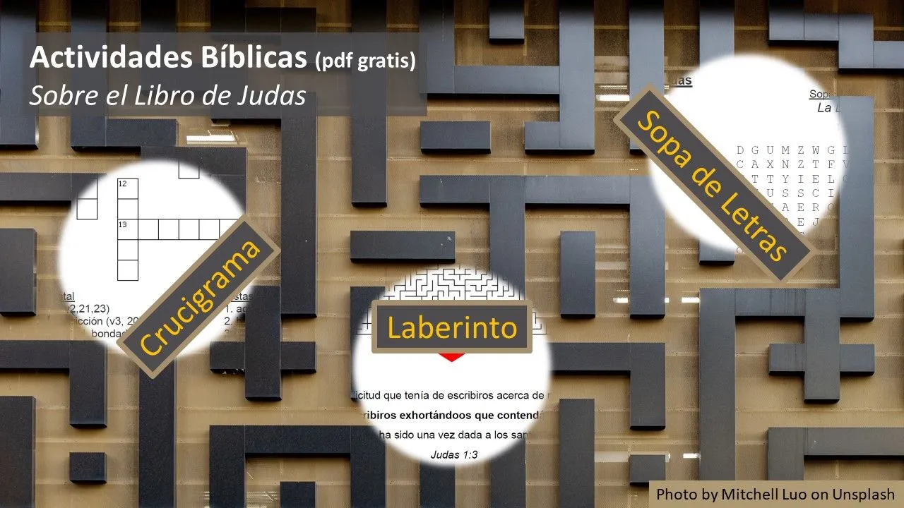 Actividades Biblicas para Imprimir - El Libro de Judas | Libertad en Verdad