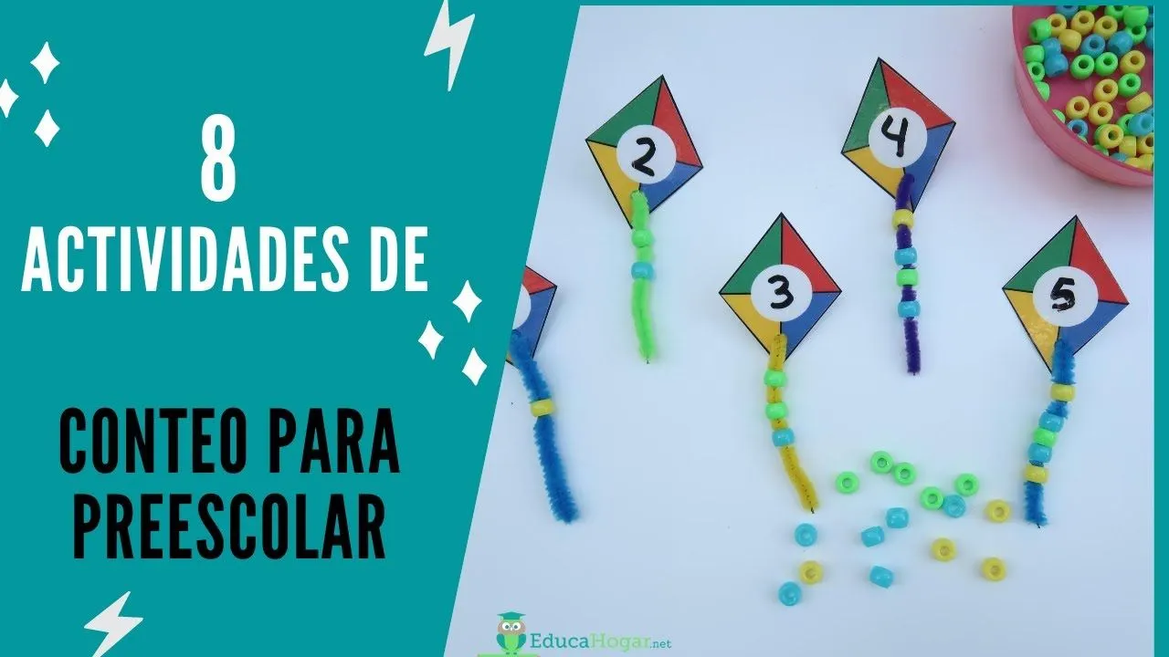 8 Actividades de conteo para preescolar - YouTube