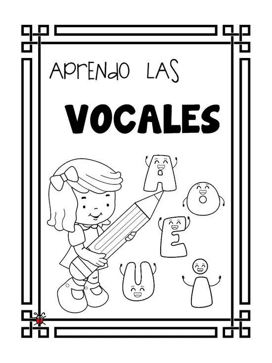 Actividades para Educación Infantil: Cuadernillo de vocales (imprimible)  (gratuito)