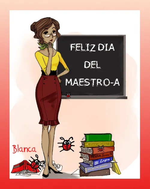 Actividades para Educación Infantil: FELIZ DÍA DEL MAESTRO Y LA ...