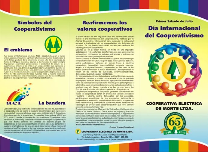 Actividades educativas | Cooperativa Eléctrica de Monte Ltda.