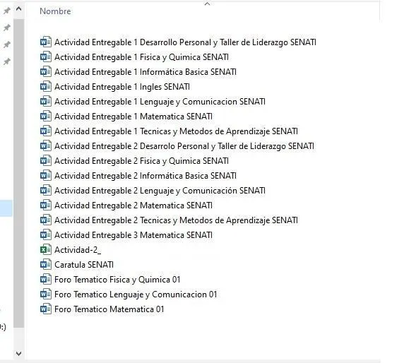 Actividades Entregables 1,2,3 y 4 S.E.N.A.T.I[tex]\alpha[/tex] (Todo  resuelto, con caratula) - Brainly.lat