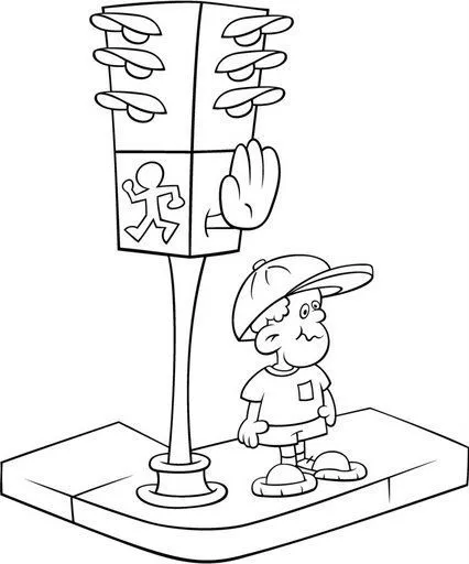 Dibujos de la educación vial para niños - Imagui