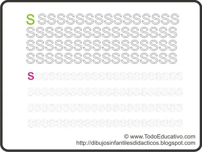 Actividades para imprimir de la letra s - Imagui