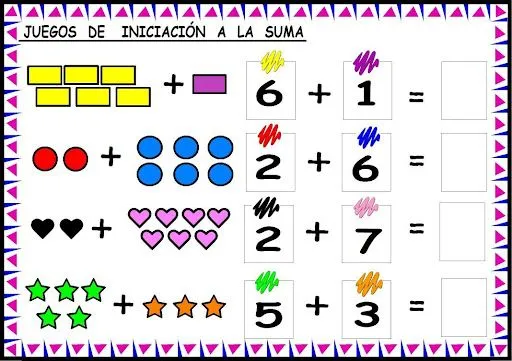 ACTIVIDADES DE INICIACION A LA SUMA
