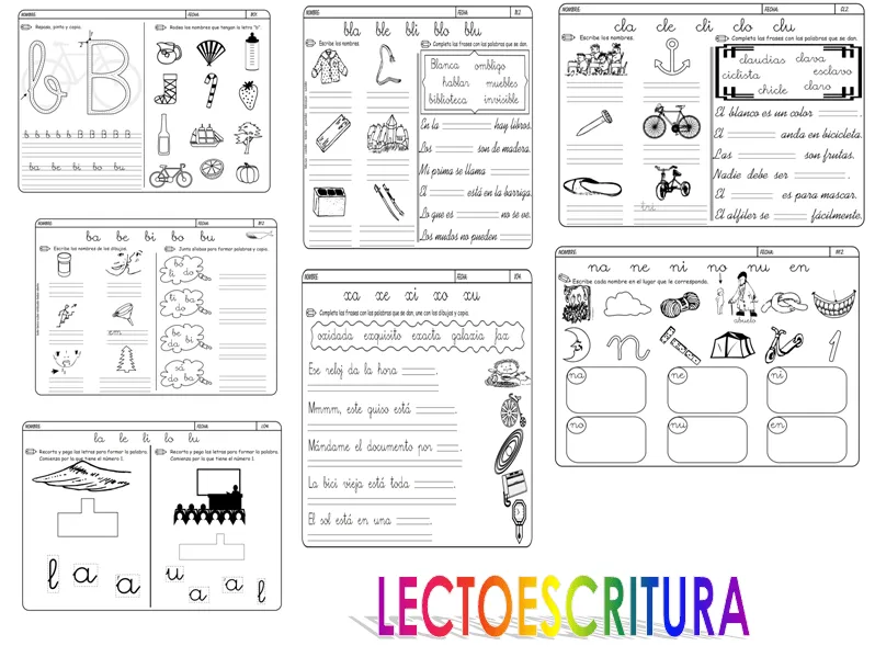 Actividades de lectoescritura para preescolar 3 - Imagui