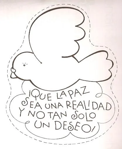 ACTIVIDADES DIA DE LA PAZ PALOMAS DE LA PAZ