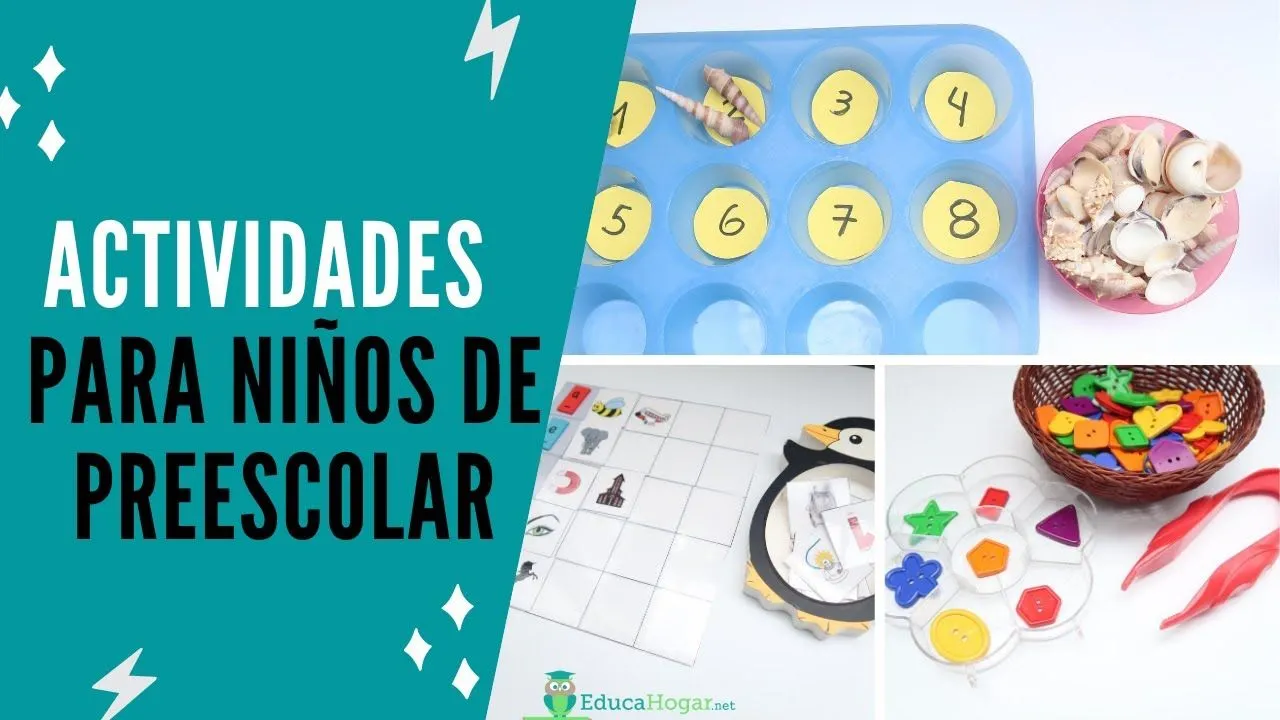 Actividades para preescolar en casa | Material didáctico para niños -  YouTube