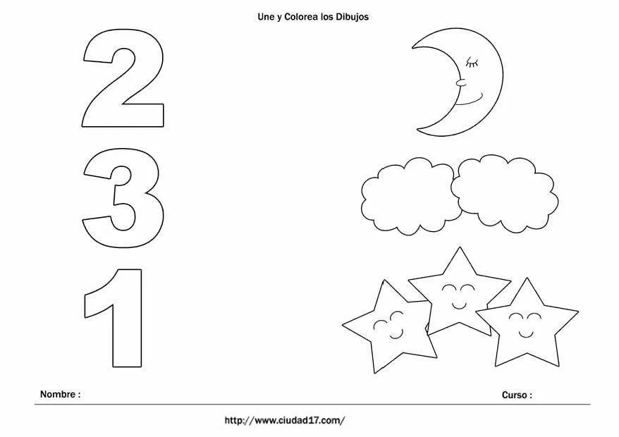 Actividades de los números para preescolar - Imagui