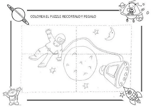 Actividades sobre el universo para niños de preescolar - Imagui