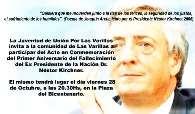 ACTO EN CONMEMORACIÓN DEL PRIMER ANIVERSARIO DEL FALLECIMIENTO DE ...