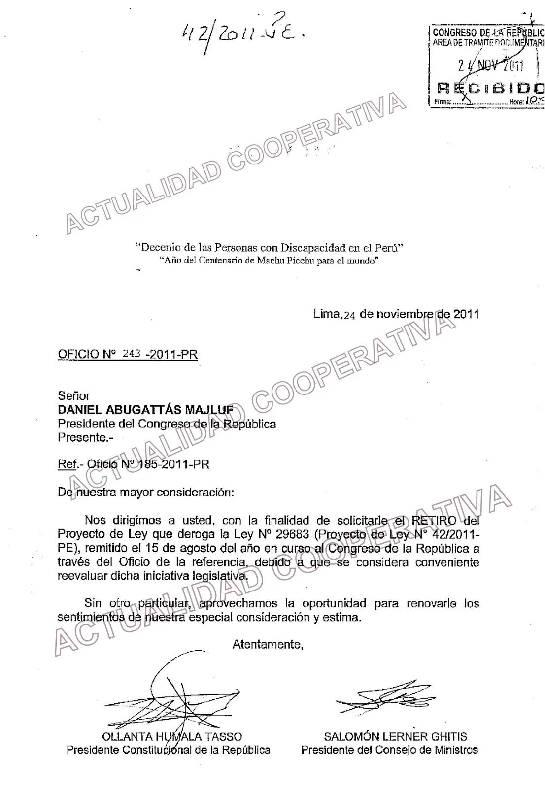 Actualidad Cooperativa: 11/01/2011 - 12/