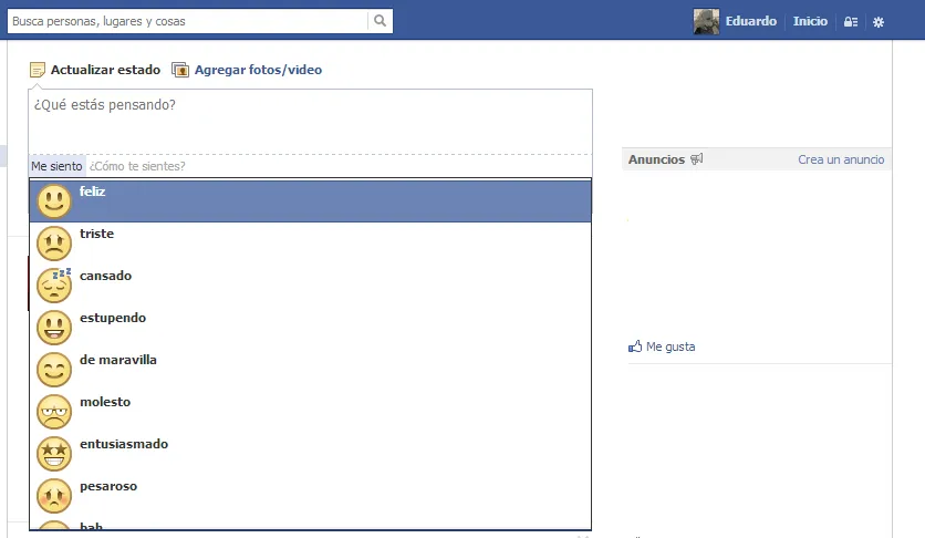 Actualizado) Tutorial: Actualiza tu estado de Facebook con ...