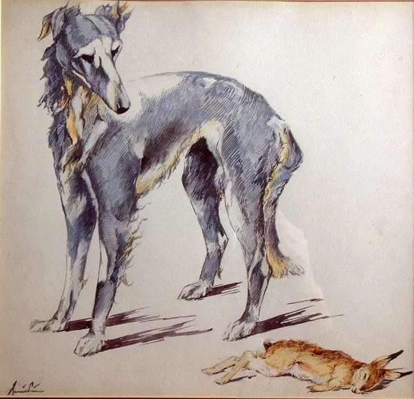 Acuarelas perros - Imagui