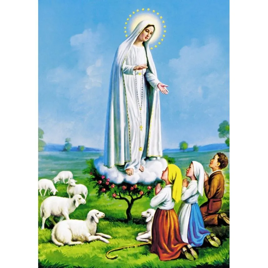 Adesivo decorativo - Nossa Senhora De Fátima - Art & Decor - 33 Cm X 48 Cm  | Shopee Brasil