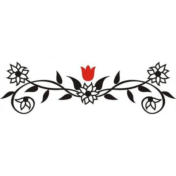 ADESIVO FLORAL ARABESCO. | Joy presentes personalizados | Elo7