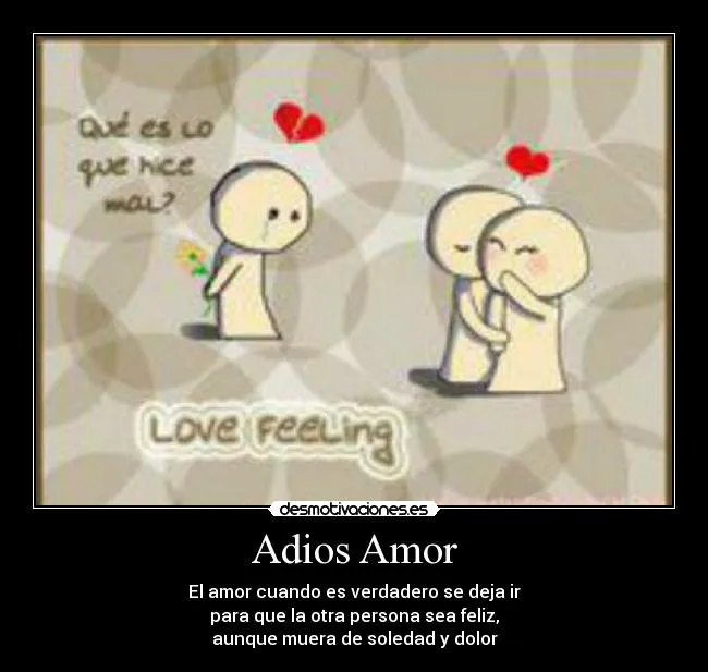 Adios Amor | Desmotivaciones