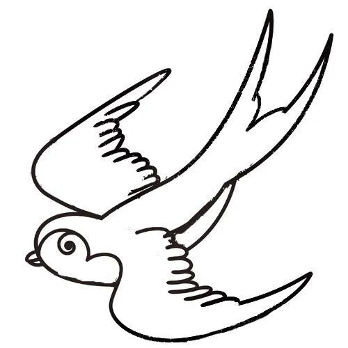 Dibujos de una golondrina para colorear - Imagui