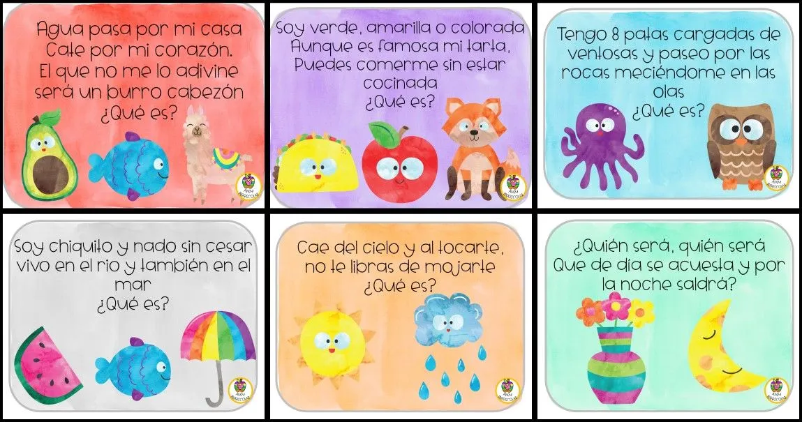 ADIVINANZAS BONITAS PARA NIÑOS – Imagenes Educativas