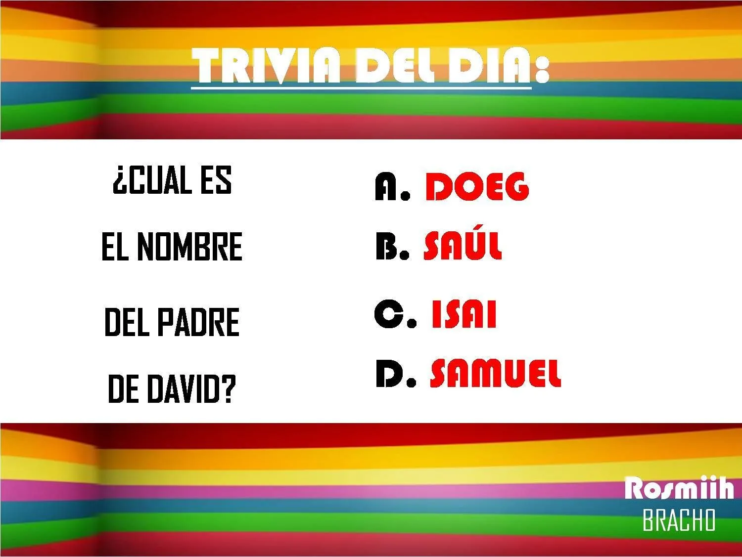 ADORADLE: TRIVIA BIBLICA