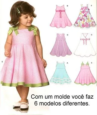 Alinhavos de Moda : Para as mamães: Sobre vestidos infantis...