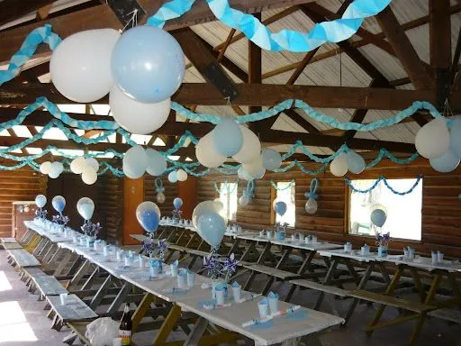 Como adornar un salon para bautizo niña - Imagui