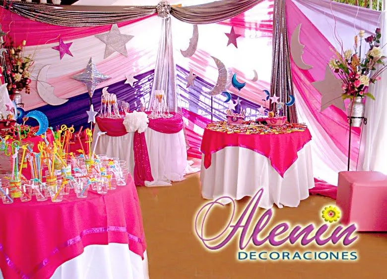 Decoración estrellas para 15 años - Imagui