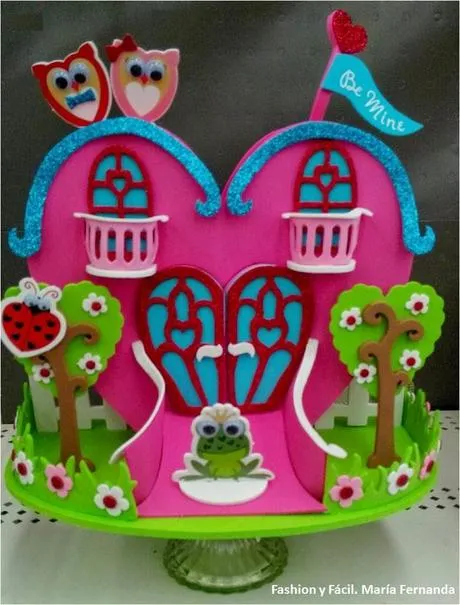 Adornos 3D con foami o goma eva, decoración y centros de mesa ...