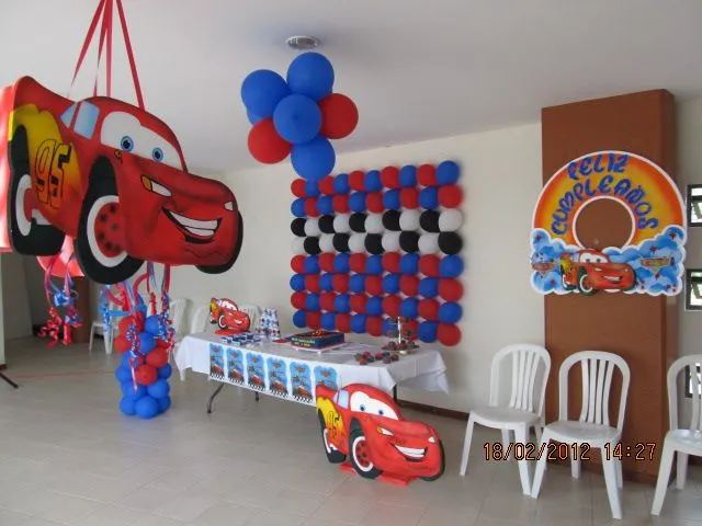 Decoración de Cars para cumpleaños - Imagui