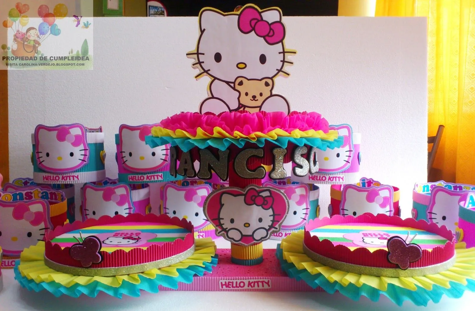 Adornos para cumpleaños de Hello Kitty - Imagui