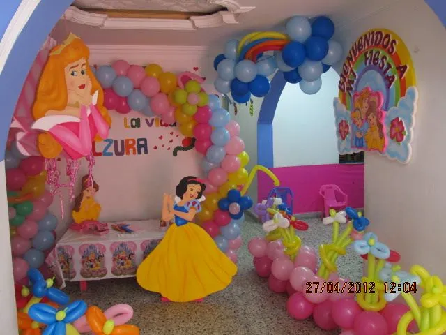 Decoraciónes de cumpleaños de princesas Disney - Imagui