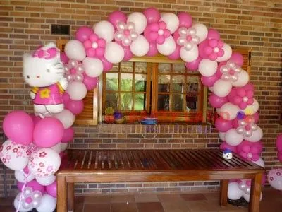 Arreglos para fiestas infantiles de Hello Kitty - Imagui