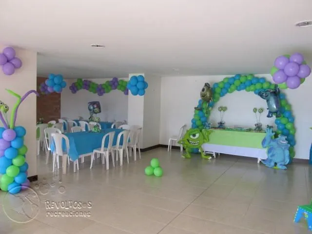 Decoraciónes para fiestas de Monster INC - Imagui