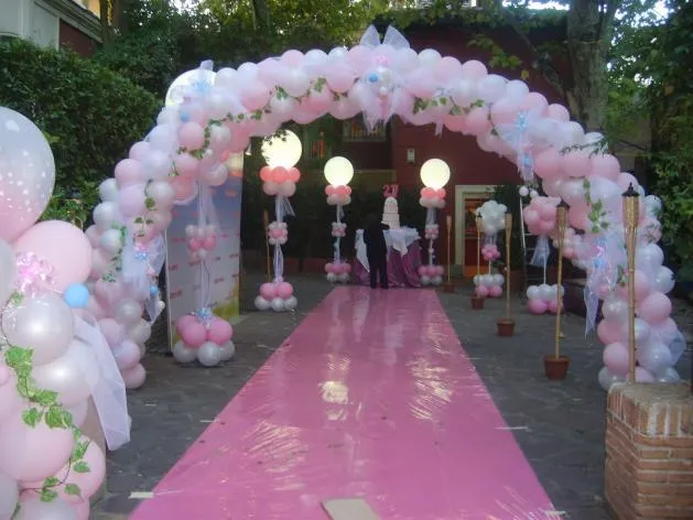 Adornos con globos para bodas - Imagui