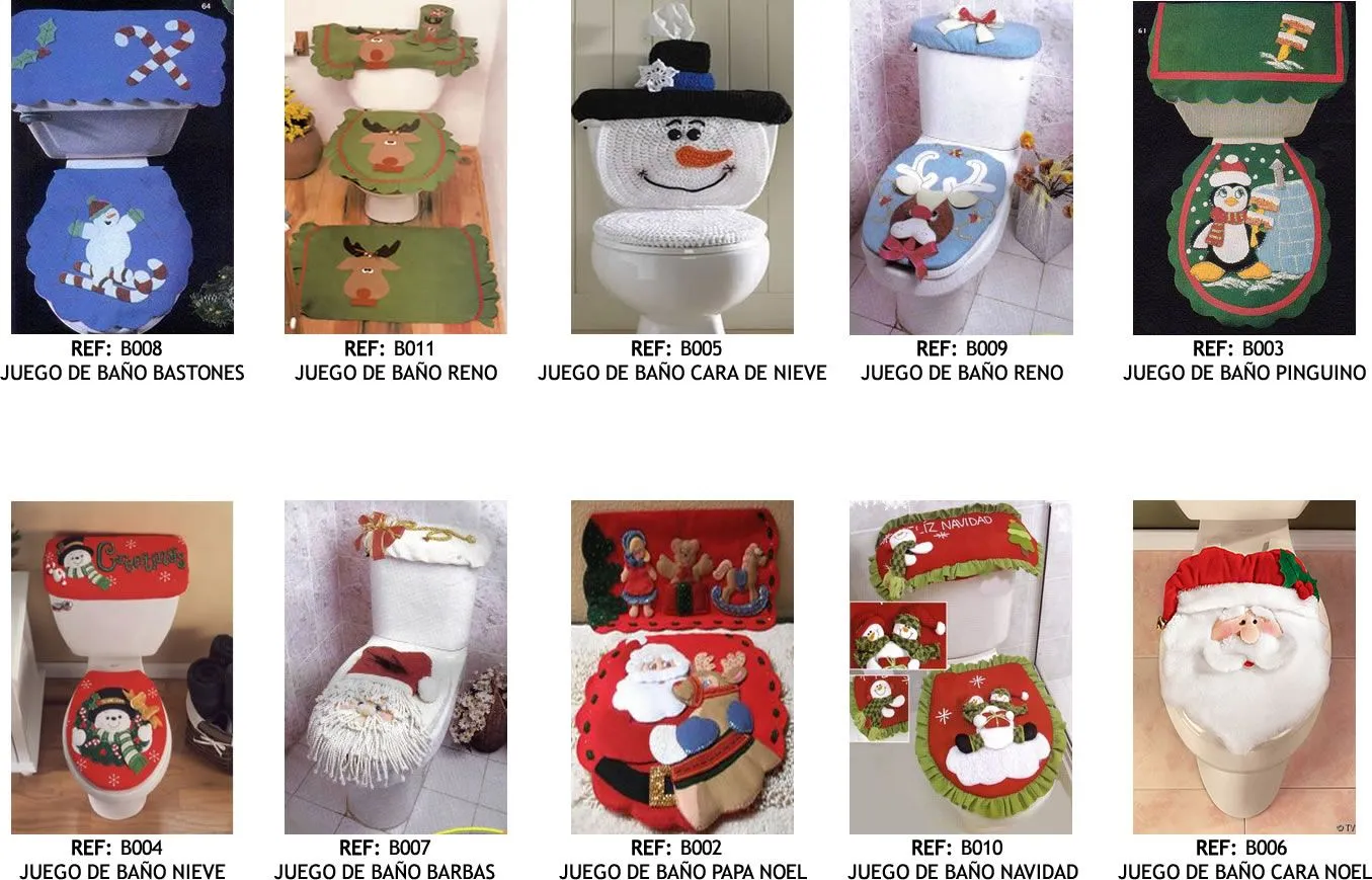 ADORNOS DE NAVIDAD: PARA TU BAÑO