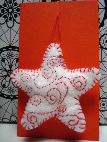 Adornos de navidad: Estrellas de fieltro | Bueno, bonito y barato