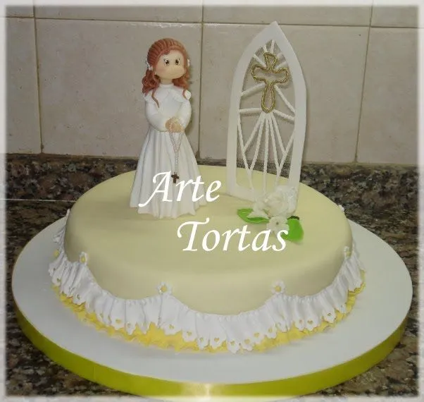 Adornos de tartas de la Primera Comunión - Imagui