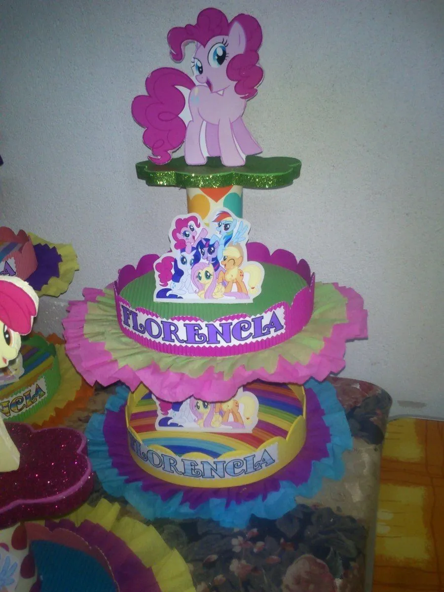 Adornos Para Tortas, Centros De Mesa My Little Pony - $ 95,00 en ...