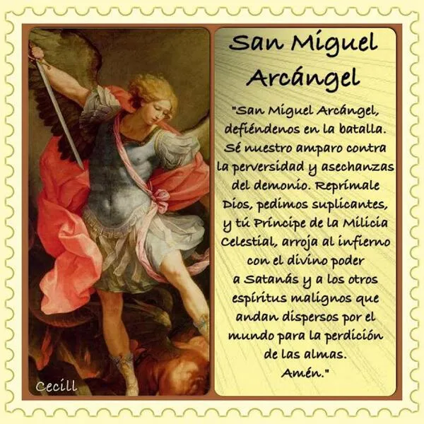 ADRIANA AZZI on Twitter: "Oración a san Miguel Arcángel. http://t ...