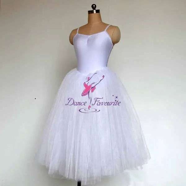 Adultos blanco g tutú del ballet romántico-Vestuario para ...