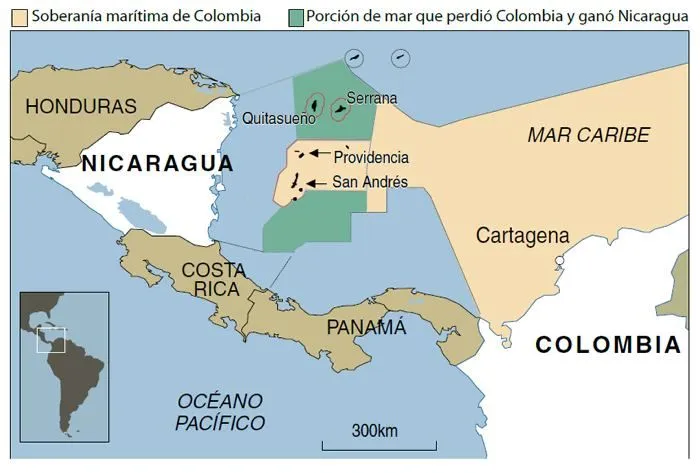 No se afectó el mar territorial | Nicaragua Colombia | EL ...