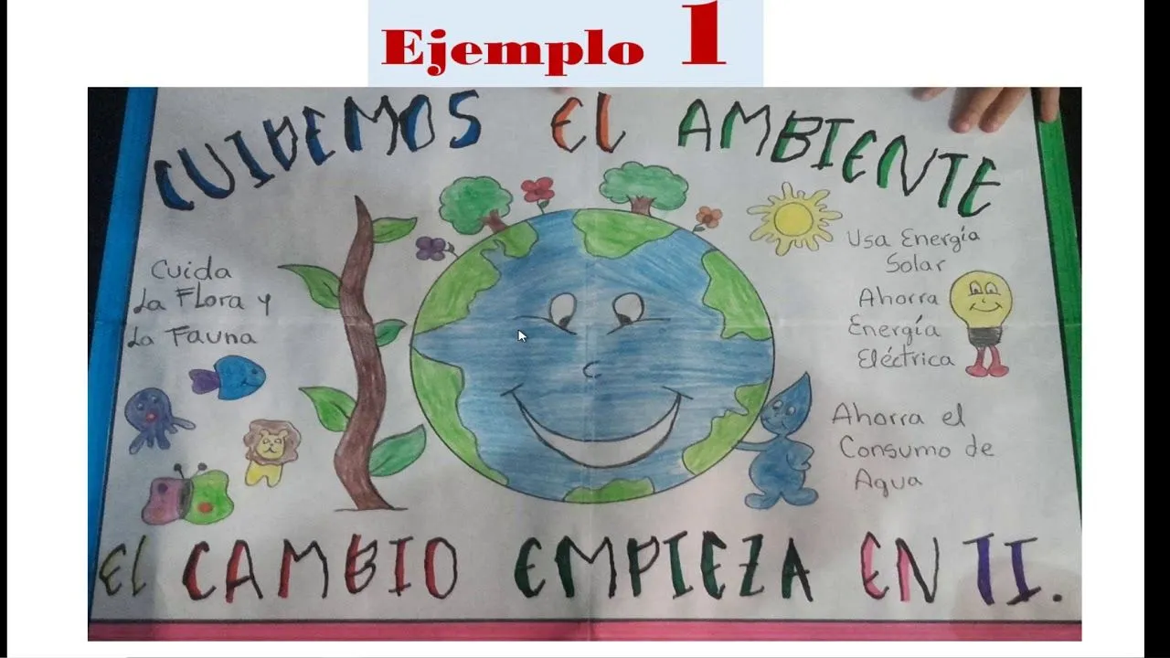 Afiche - Cuidemos nuestro ambiente 3° Primaria - YouTube