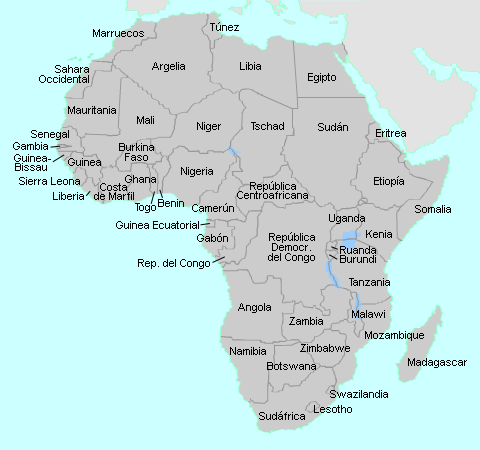 África: Mapa