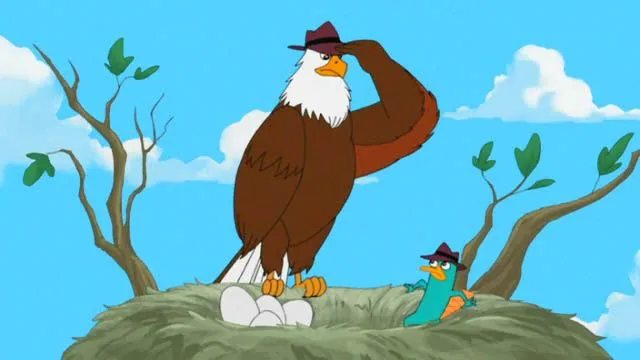 Image - Agent E salutes Perry.jpg - Phineas and Ferb Wiki - Your ...