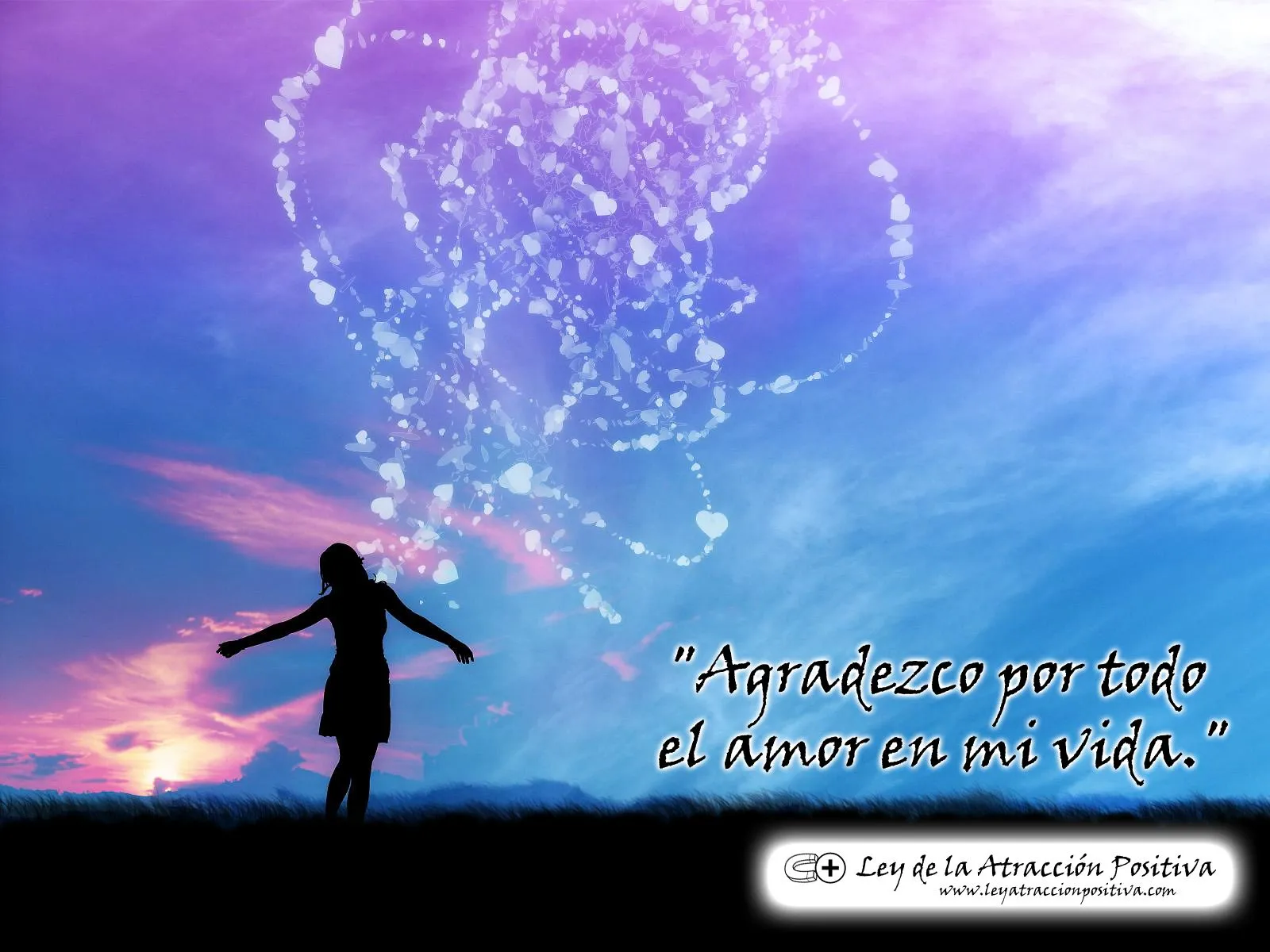 Agradezco por todo el amor en mi vida.” (Wallpaper + Decreto ...