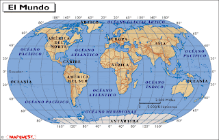 La Agreciòn En Colombia: los 5 continente del mundo