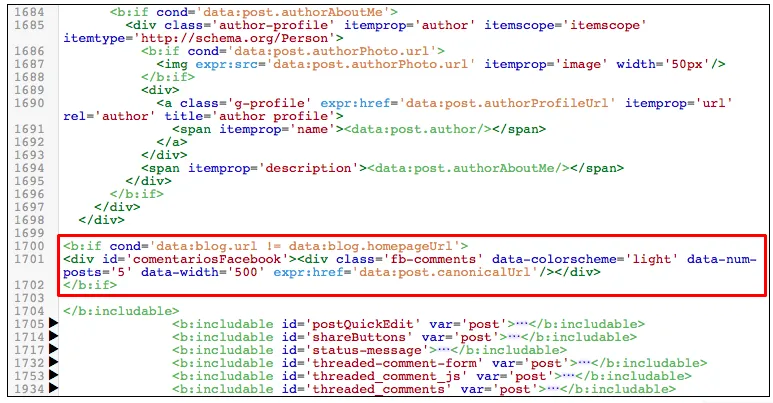 Agregar la caja de comentarios de Facebook en Blogger | Ciudad ...